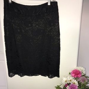 Women’s Black lace skirt. Dressy